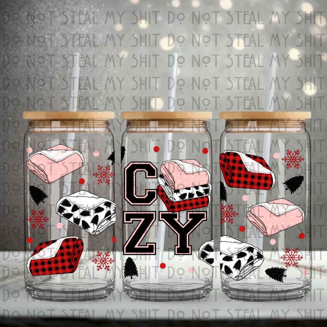 Cozy Blanket Glass Can