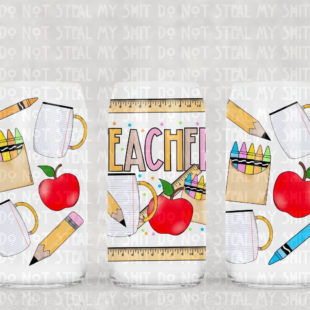 Teacher Glass Can