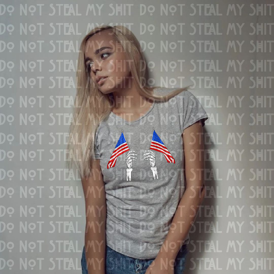 America Flag Boobs