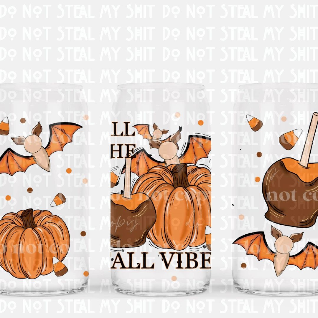 All the Fall Vibes Glass Can