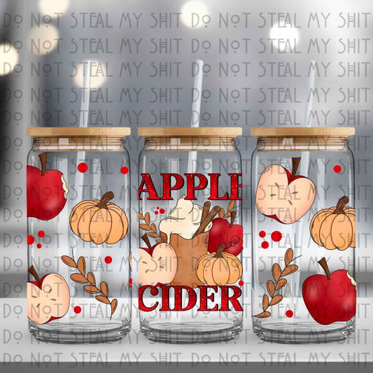 Apple Cider Glass Can