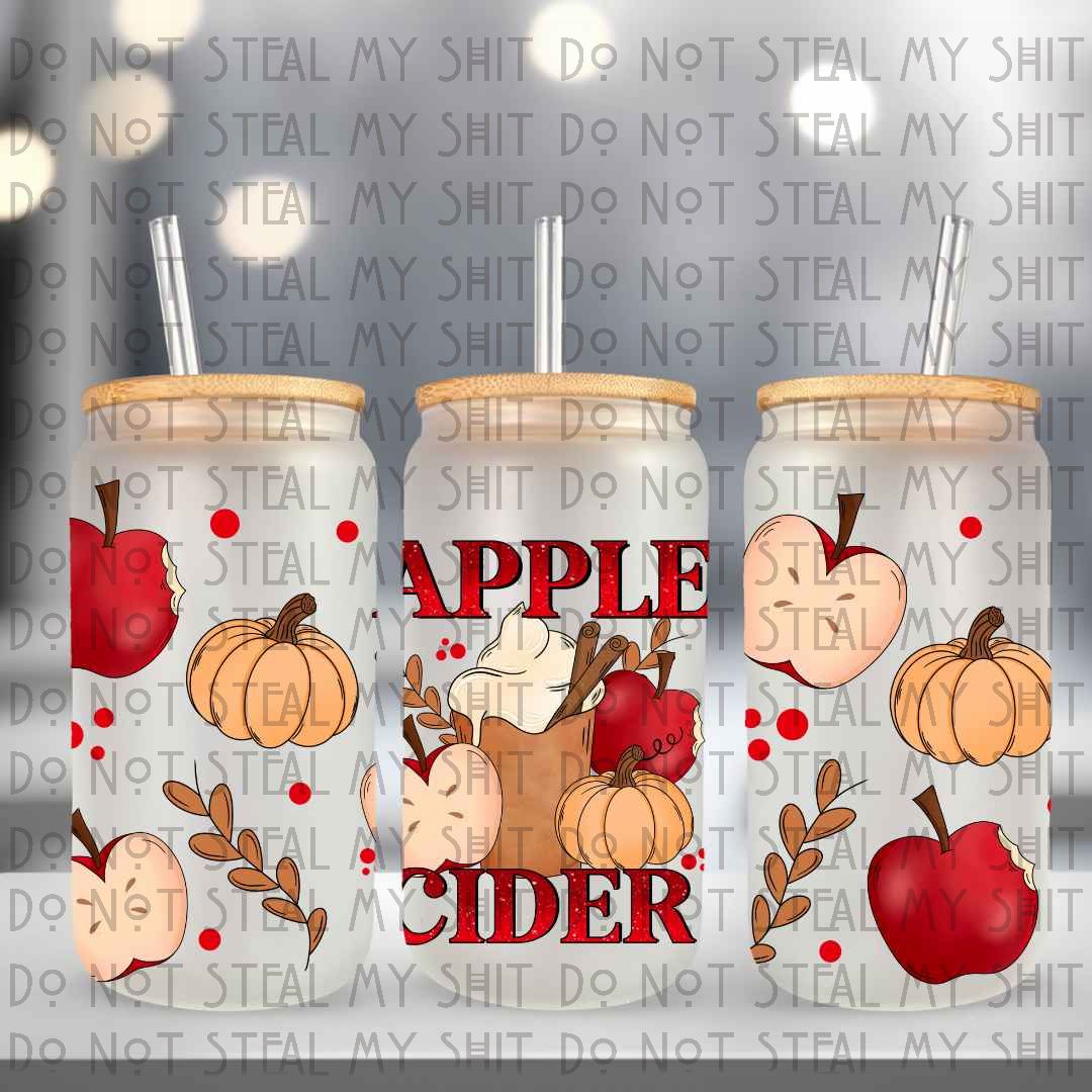Apple Cider Glass Can