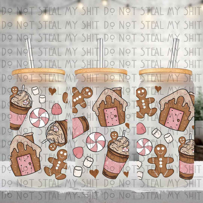 Gingerbread Frappe Glass Can
