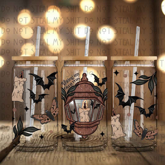 Lighting My Own Way Glass Can