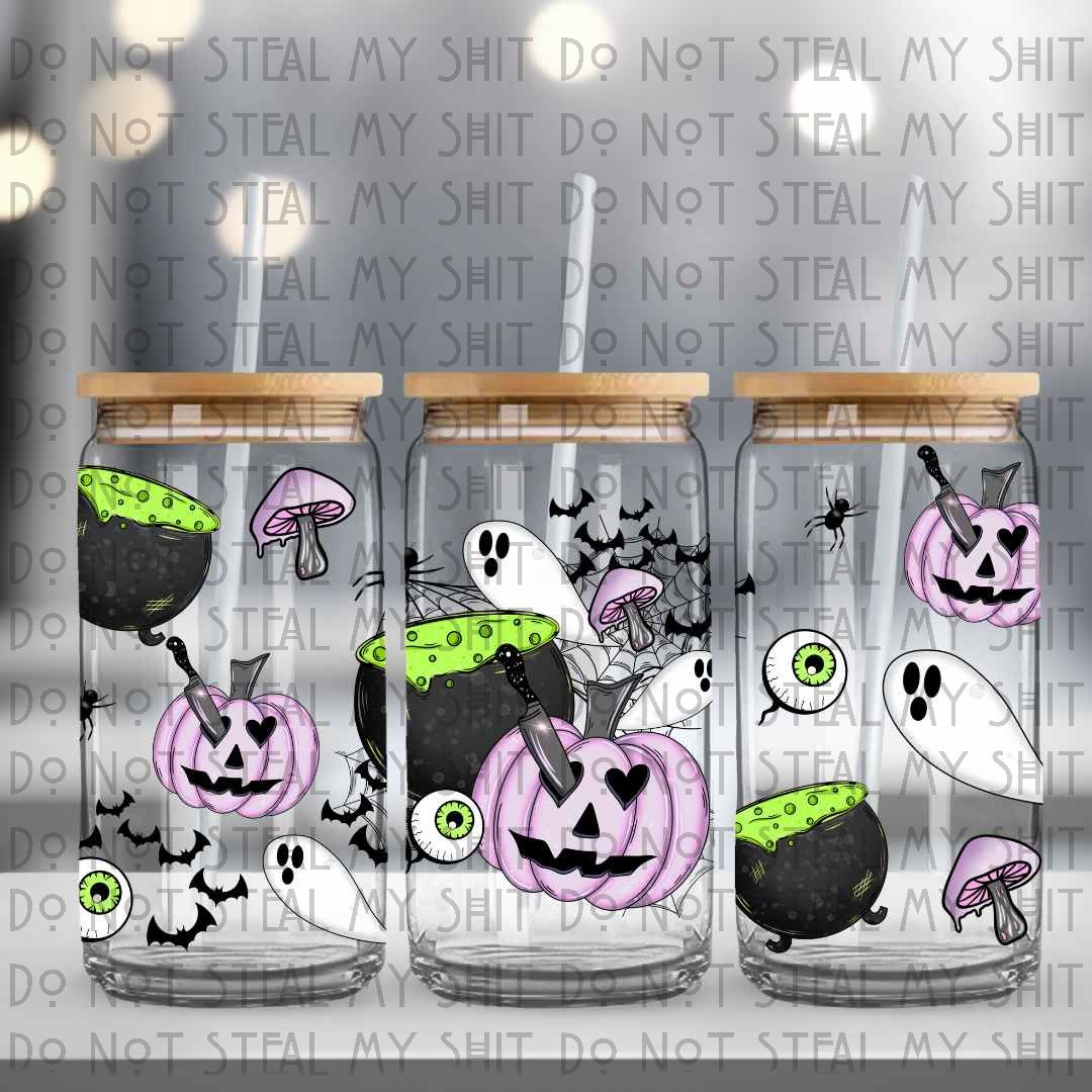 Halloween Magic Glass Can