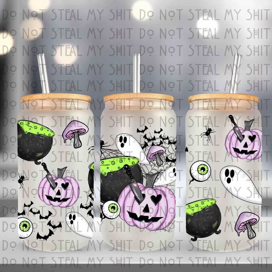 Halloween Magic Glass Can