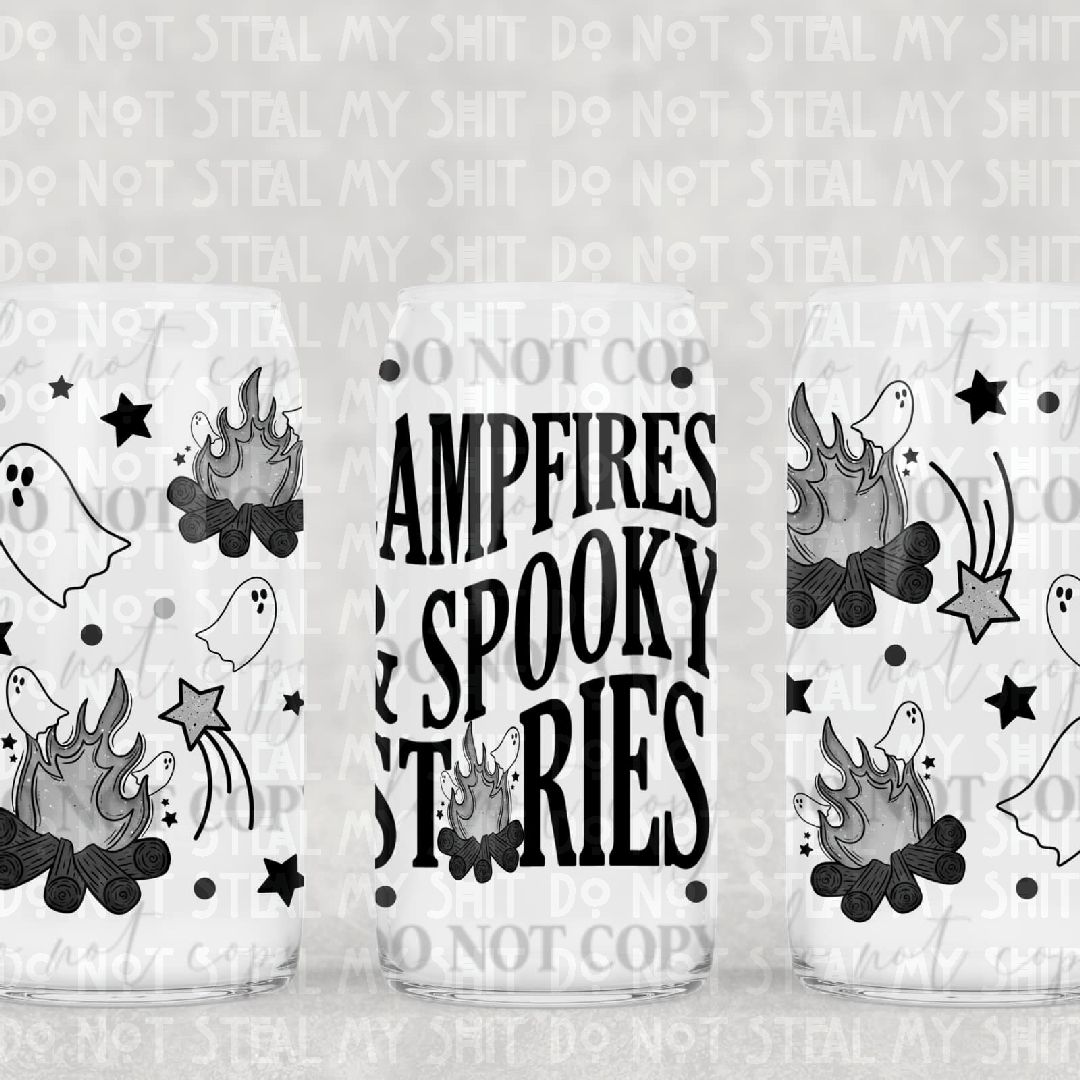 Spooky Stories Glass Can