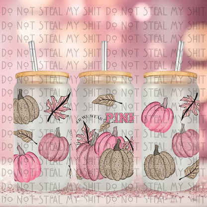 Watercolor In October Glass Can
