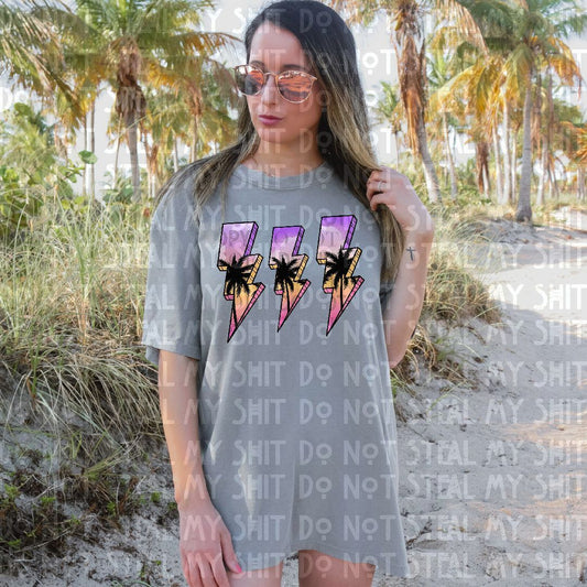 Sunset and Lightning Ruby Rave